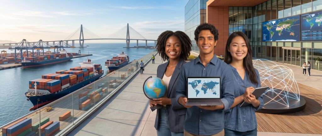 Negócios Internacionais na saúde, comércio exterior na saúde, logística internacional na saúde, mercado internacional da saúde, cadeia global da saúde.